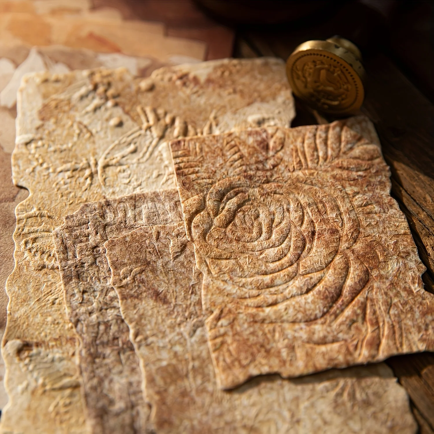 28 Sheets Light And Shadow Scrapbooking Material Paper for DIY Decorative Material Collage Journaling