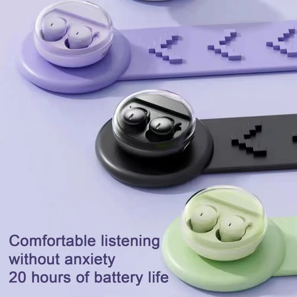 Noise Cancelling Earphone for Sleep Wireless Noise Reduction Earphones with Hifi Sound Ergonomic Comfort for Sleep Includes