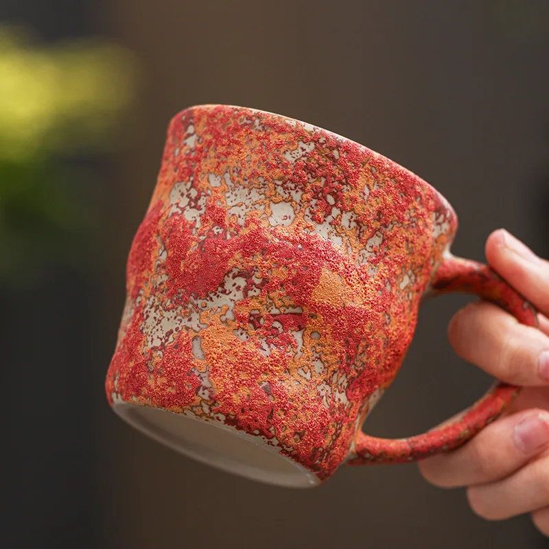 

Chinese ceramic coffee cups, latte art cups, afternoon tea cups, breakfast milk cups, coarse pottery