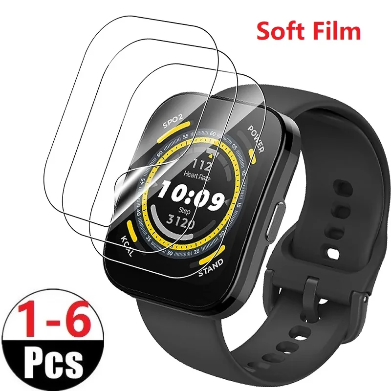 

Watch Screen Protector For Amazfit Bip 5 3 U Pro S Lite GTS 4 3 2E 2 Mini Hydrogel Soft Film Not Glass Film Watch Accessories