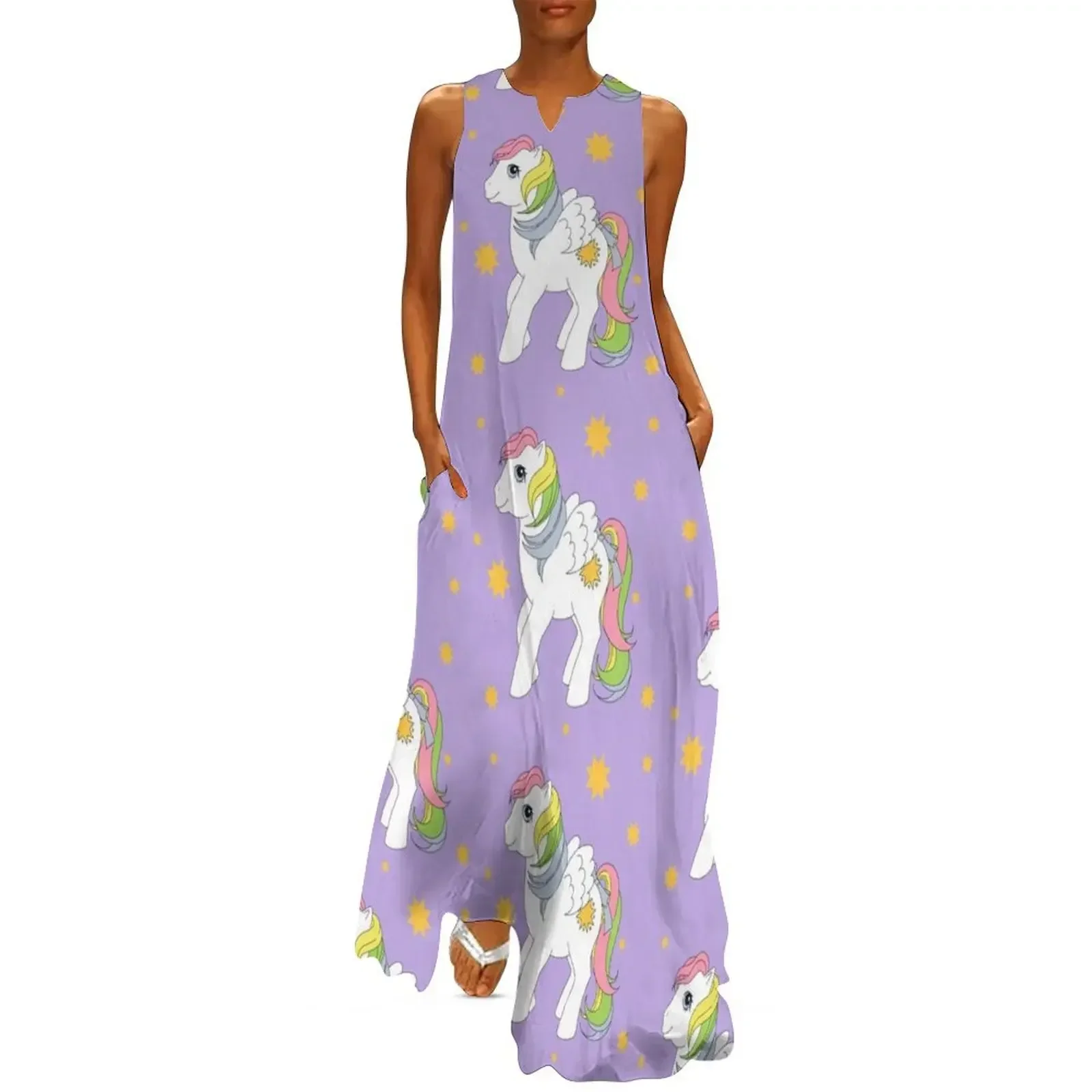 

Starshine Long Dress women's elegant loose dresses summer clothes for women loose summer dress Dress