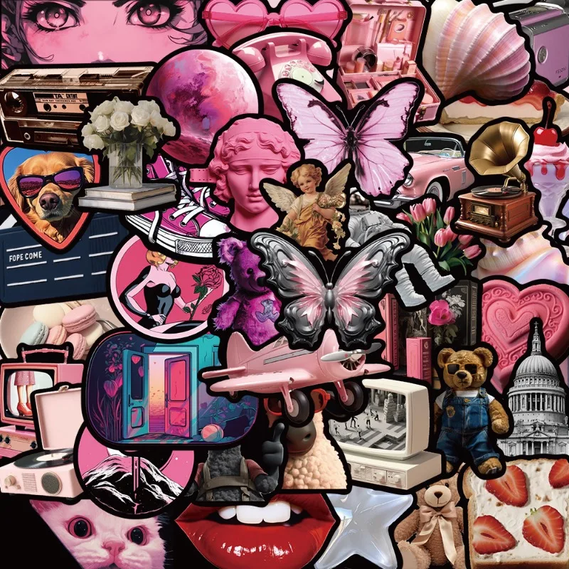 50개 만화 캐릭터 INS 창의적인 그래피티 장식 스티커