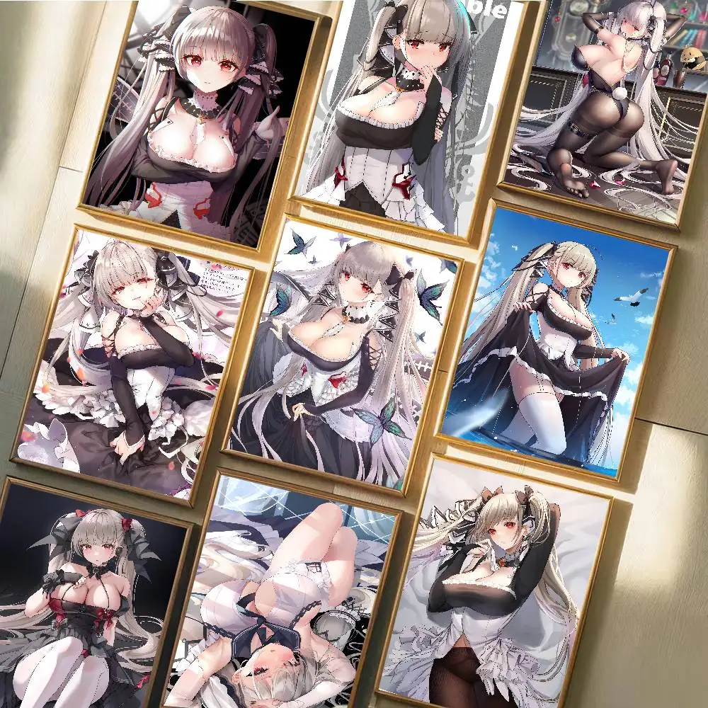 Game Formidable Azur Lane Poster Art With Prints Home Bedroom Living Room Decoration Gift