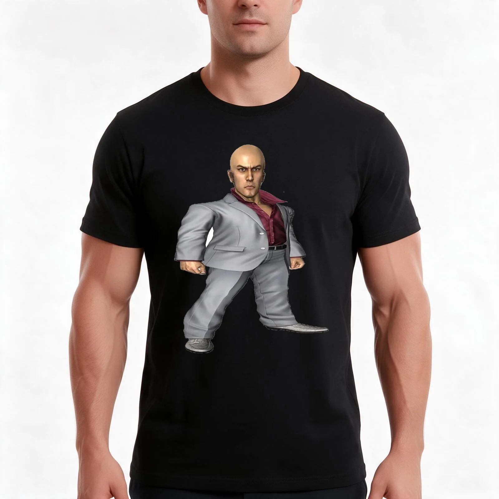 Kiryu but small and blad T-Shirt Summer Casual Cotton Tee Oversized Streetwear Tops Vintage Graphic Print Unisex Men Women