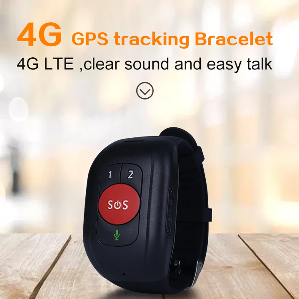 

Лучший 4G GPS-трекер для пожилых детей, кнопка SOS, браслет, GPS-экстренная сигнализация, IP67, водонепроницаемый GPS-отслеживание, частота сердечных сокращений, кровяное давление
