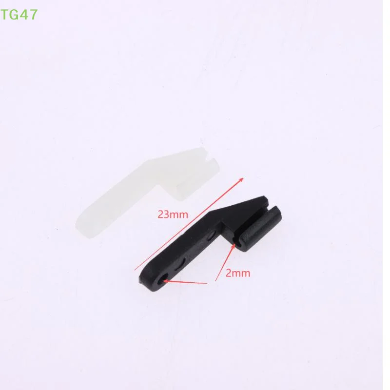 【LS】【LS】10Pcs Nylon Control Rod Linkage Keepers Fixers D2xD8xL23MM For 2mm RC Airplane Aircraft Aeromodelling Replacement Part