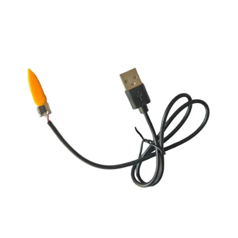 DC5V 1800K LED Flash Candle Light USB Edison Flame Retro Bulb for Restaurant Ambiance Lighting
