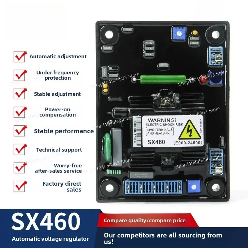 SX460 voltage regulator generator set accessories excitation  board AVR automatic voltage