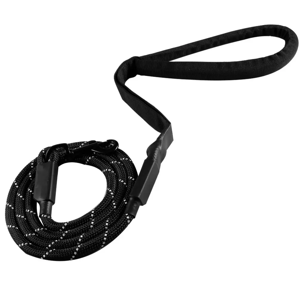 1.2M Dog Leash Long Dog Rope Leash with Soft Padded Handle Suitable for Down 15kg Dogs