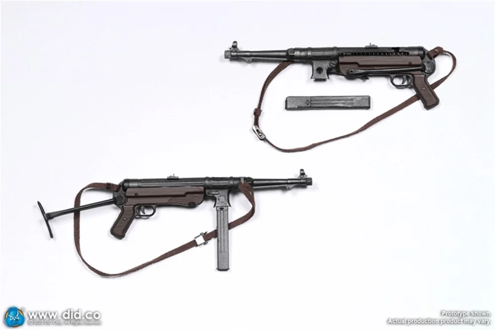 1/6 DID D80160 Series Soldier Mini Toys Model MP38 Klipsy do broni Pasują do 12-calowych figurek akcji do kolekcjonowania
