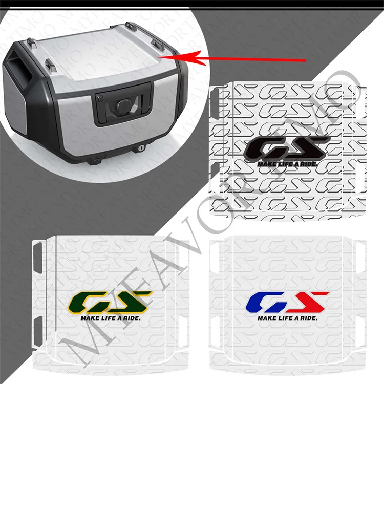 For BMW R 1300 GS R1300GS 2023 2024 Trunk Luggage Panniers Side Top Cases Suitcase Stickers Decals ADV Adventure