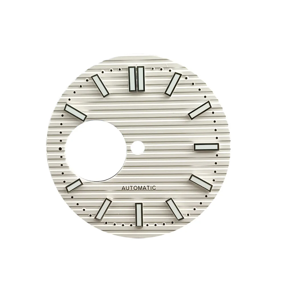 29.5mm Watch Dial Fit NH38 NH38A Movement sterile dial Green Luminous dial - Image 5