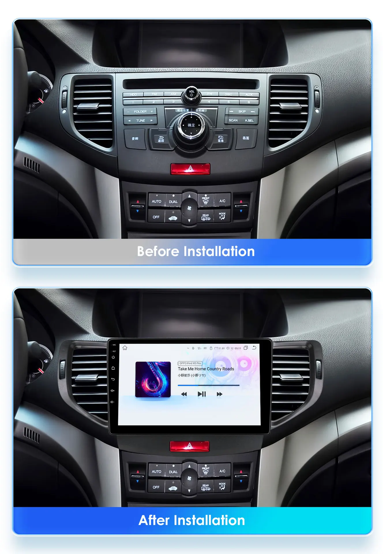 9 Inch For Chrysler Grand Voyager 2021 Pacifica Car Radio Stereo 8 Core Android 12 GPS Head Unit Navigation Multimedia Player