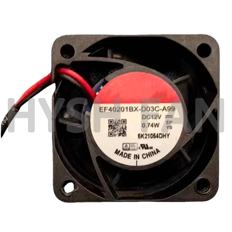 Original 4020 EF40201BX-D03C-A99 Power Supply Double Ball Fan 12V 0.74W