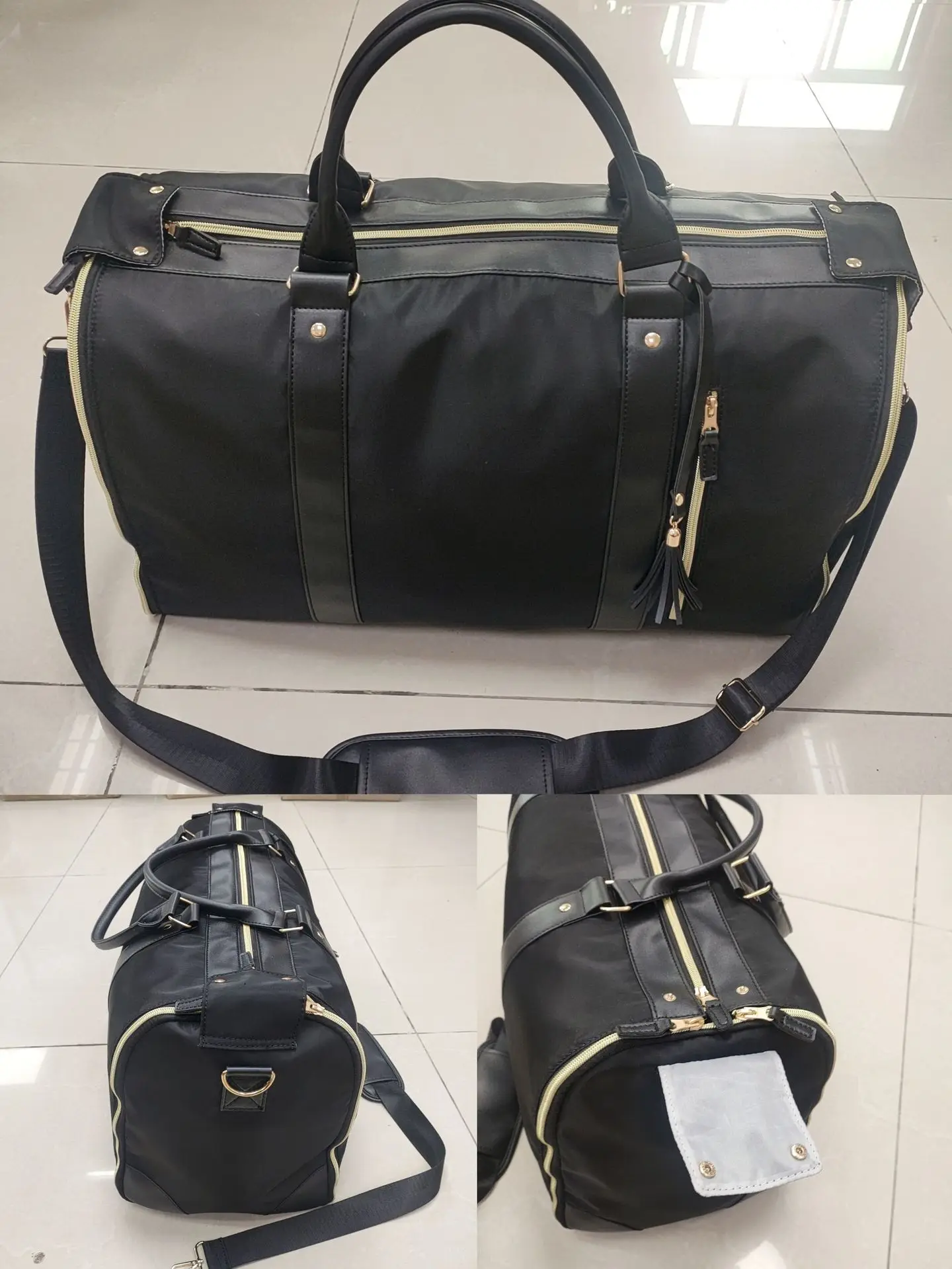 النساء الرجال الكتف سعة كبيرة مقاوم للماء أكسفورد الأعمال الأمتعة لينة حقيبة يد كاجوال Crossbody الصالة الرياضية بدلة سفر حقيبة التخزين