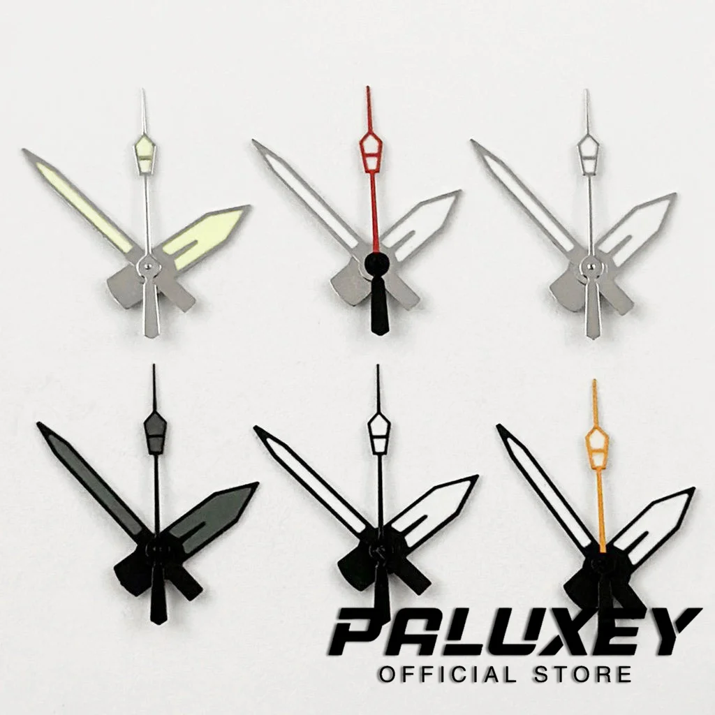Watch Hands Green Luminous Replacement Accessory Parts Fits For NH35 NH36 NH38 NH39 NH70 NH72  Movement Watches Pointers
