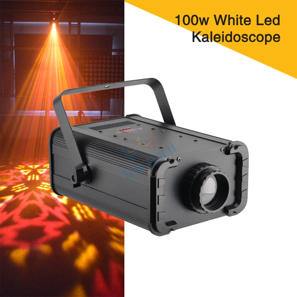 

Hot Sell Kaleidoscope LED Projector Light 100w White Led Pattern DJ Light Stage Lights For Disco Club DJ Party