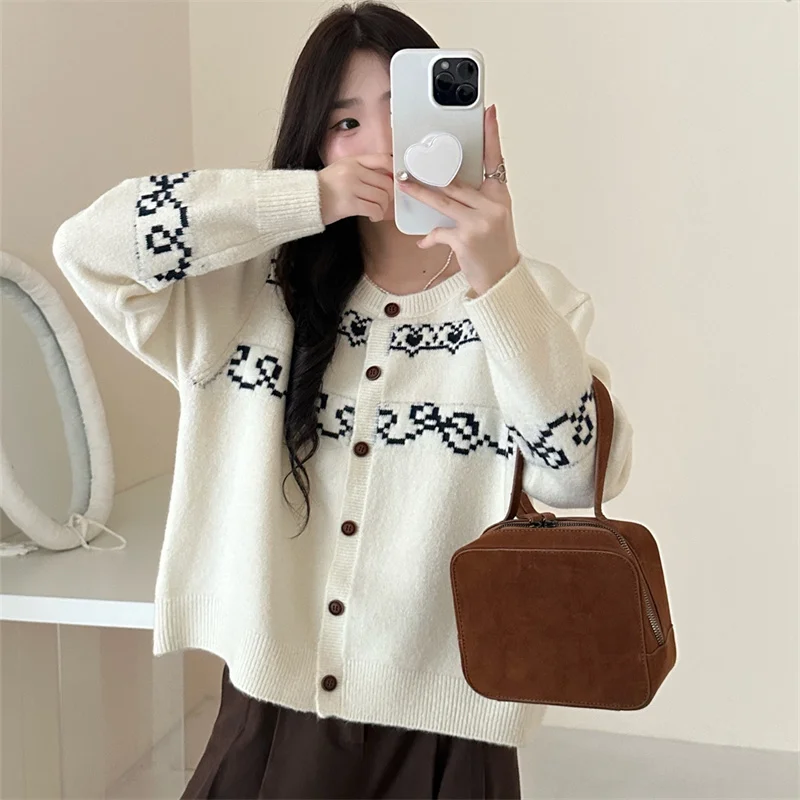 

Вязаный свитер Dalong, пальто без катышков, новый слэ, весна, осень, зима, открытый кардиган, элитный женский модный длинный свек...