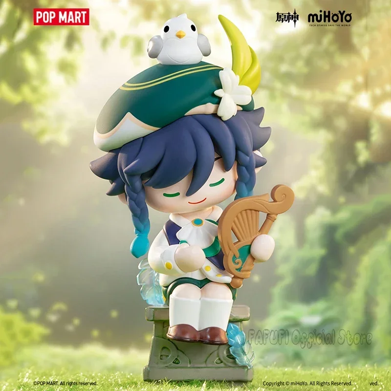 POP MART Genshin Impact Dress-Up Dreams ชุดซีรีส์ Chibi สุดฮิต กล่องสุ่มของเล่น ฟิกเกอร์แอคชั่นเซอร์ไพรส์