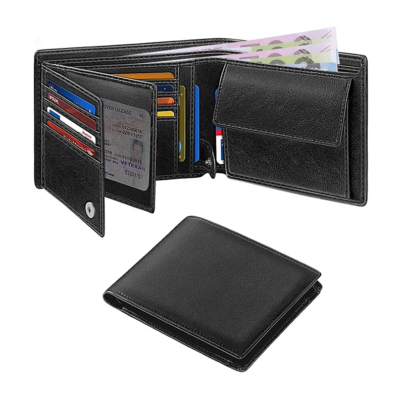 Wallets for Mens Muti-Functional RFID Blocking Slim Wallet with 15 Man Credit Card Holders Men's Gentleman Wallets Luxury Design