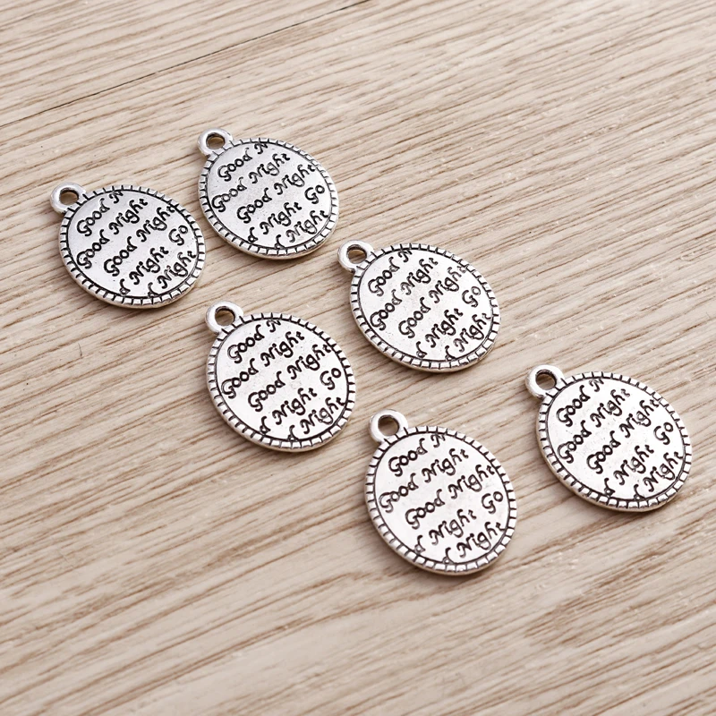 Tusember 15Pcs 15*21mm Alloy S - Jewelry Making Date Night ulasan dan harga