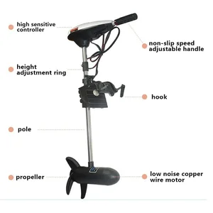 Electric Impulse Popa Engine 45/55/65lbs 12V with brush for inflatable fishery boats 8 MAIN POPA MOTOR SALES - №6