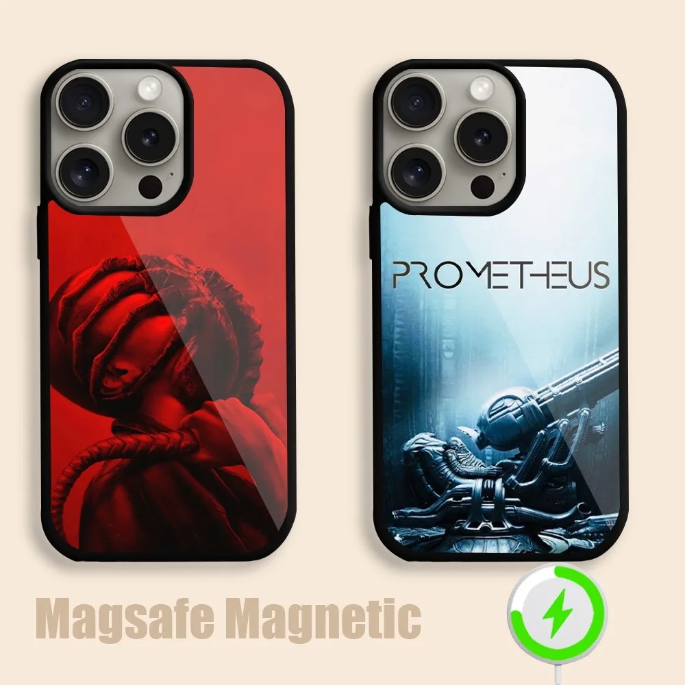 Alien Romulus Horror Movie  Phone Case For iPhone 15 14 13 12 11 Pro Max Plus Magsafe Magnetic Wireless Charging Cover