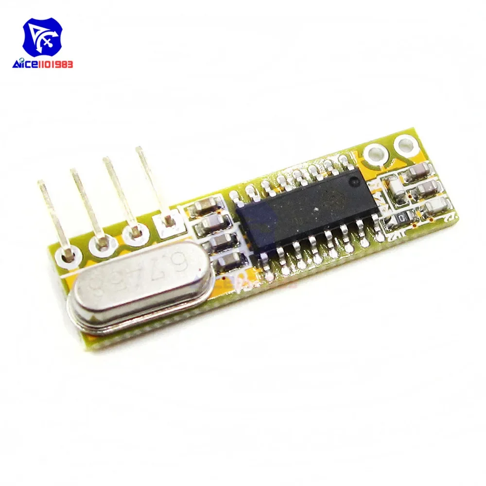 433Mhz Superheterodyne Wireless Receiver Module RXB12/RXB14/RXB8/RXC6/RXB6 for Arduino AVR 3.3 -5.5V