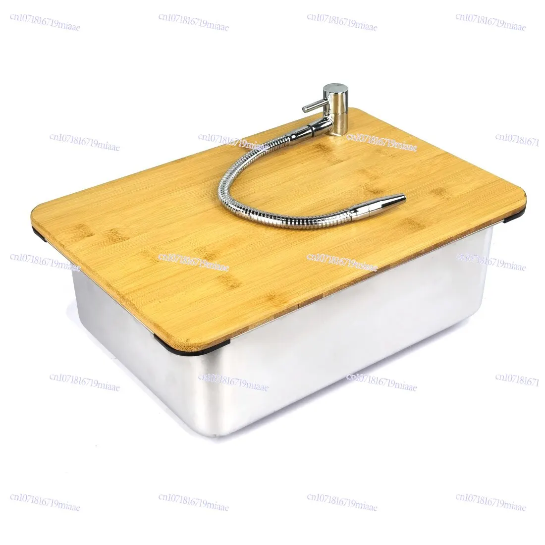 IGT Camping Table Kitchen Zebra One Unit Sink Module Combination Faucet