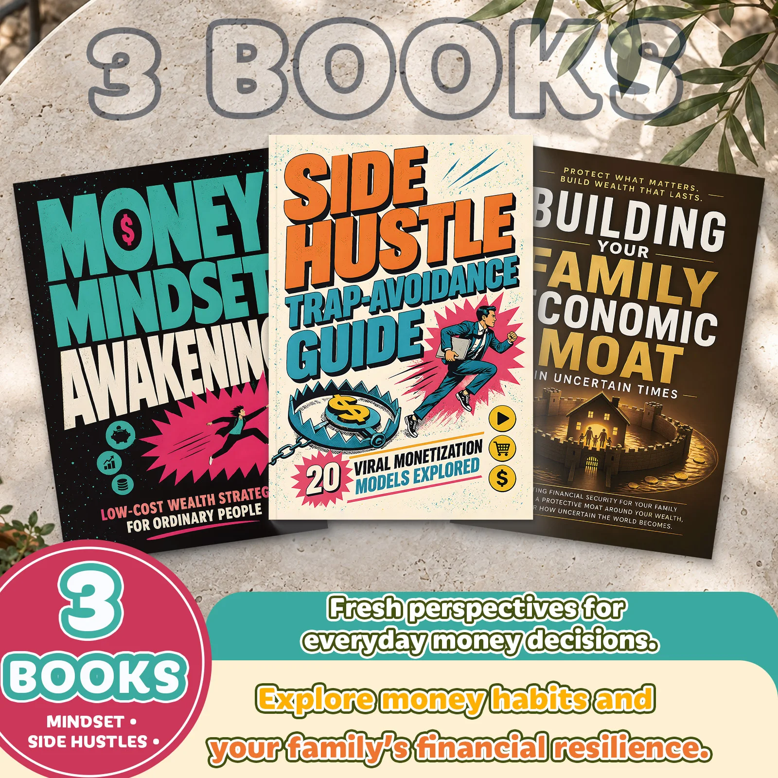 Side Hustle, Money Mindset & Family Wealth Toolkit — Low-Cost Financial Strategies, Trap-Avoidance Thinking and Practical Family