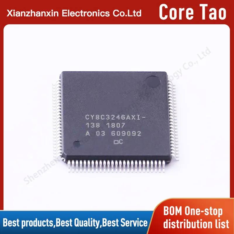 1 teile/los CY8C3246AXI-138 cy8c3246axi TQFP-100 mcu Mikrocontroller-Chip