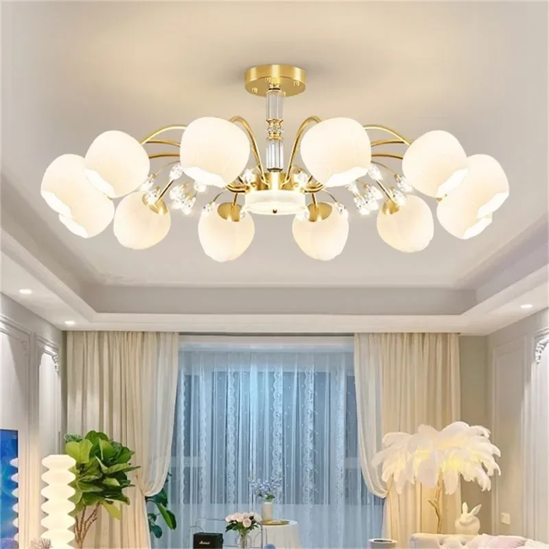 SOFEINA Contemporary Pendant Lamp Luxury Simplicity Living Room Dining Room Bedroom Villa Model Room Home LED Chandelier