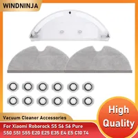 Water Tank/Filter/Mop Cloth For Xiaomi Roborock S5 S6 S6 Pure S50 S51 S55 E20 E25 E35 E4 E5 C10 T4 T6 Vacuum Cleaner Parts