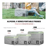 Alpicool X30 mini compressor refrigerator small fridge portable size truck dc 12v mobile freezer 30l  mini cooler car fridges