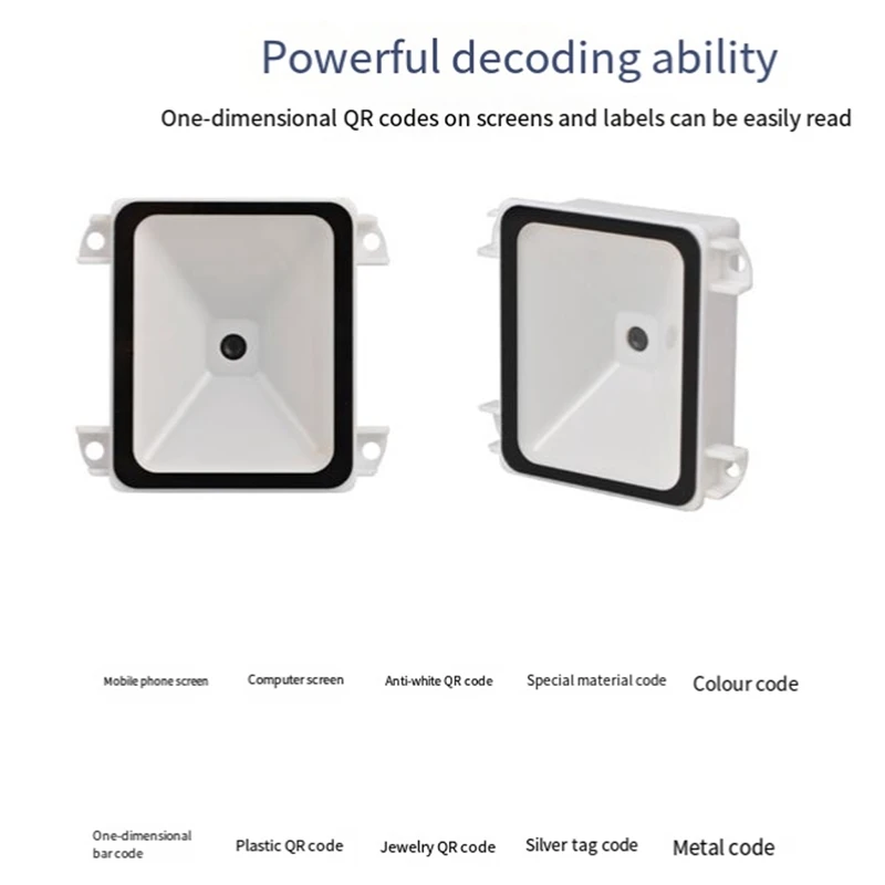 Embedded 2D Barcode Scanner USB QR Barcode Reader RS232 TTL Interface Kiosk Small Fixed Installation Barcode Printer Easy To Use