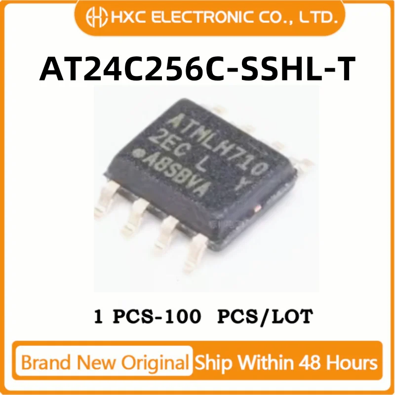 50PCS/100PCS 100% New AT24C256C-SSHL-T AT24C256C SOP8 CHIP