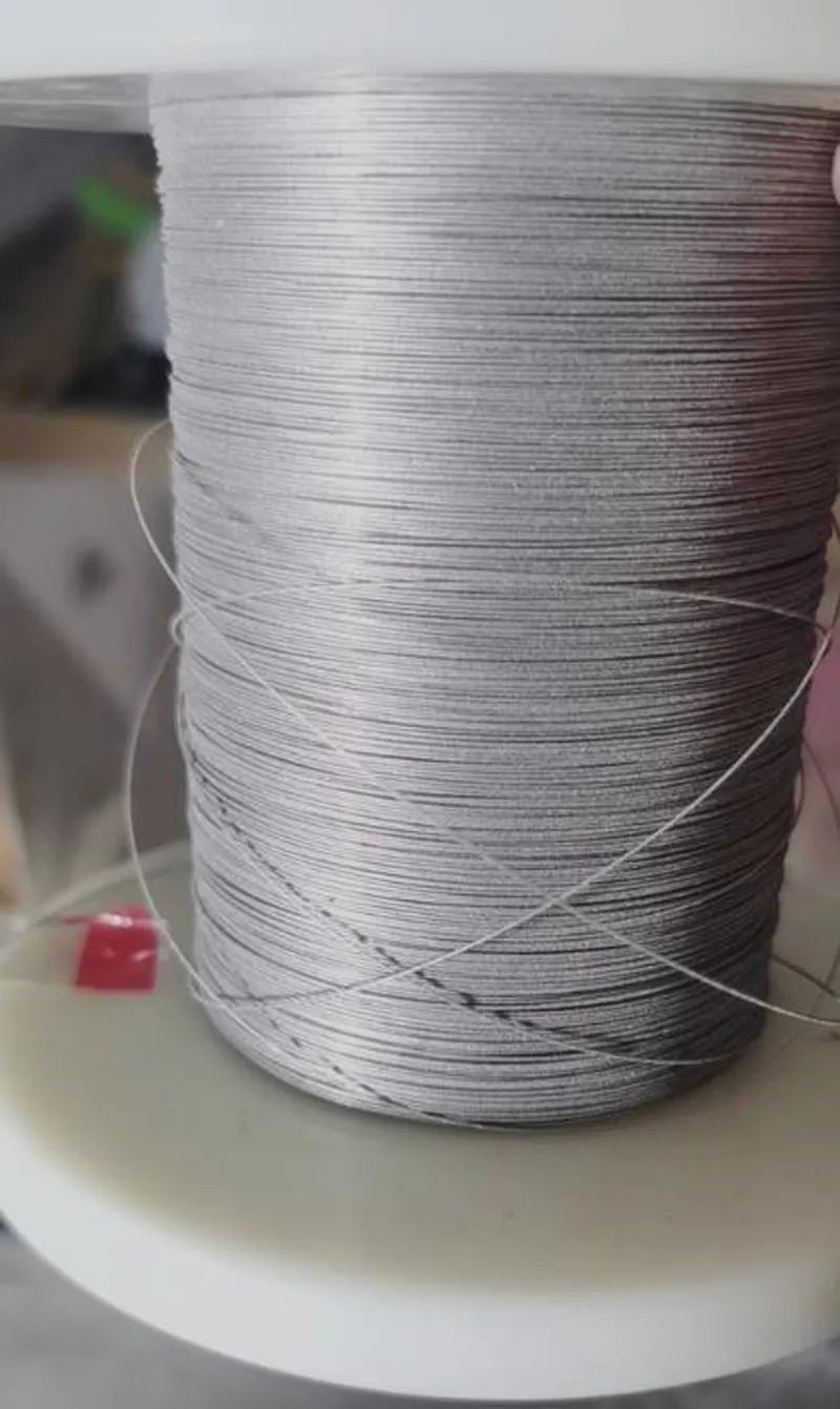 500m 0.12~0.45mm Super Fine Diamond wire cutting sand line For Jade Gold Steel Stone Cutting Tool