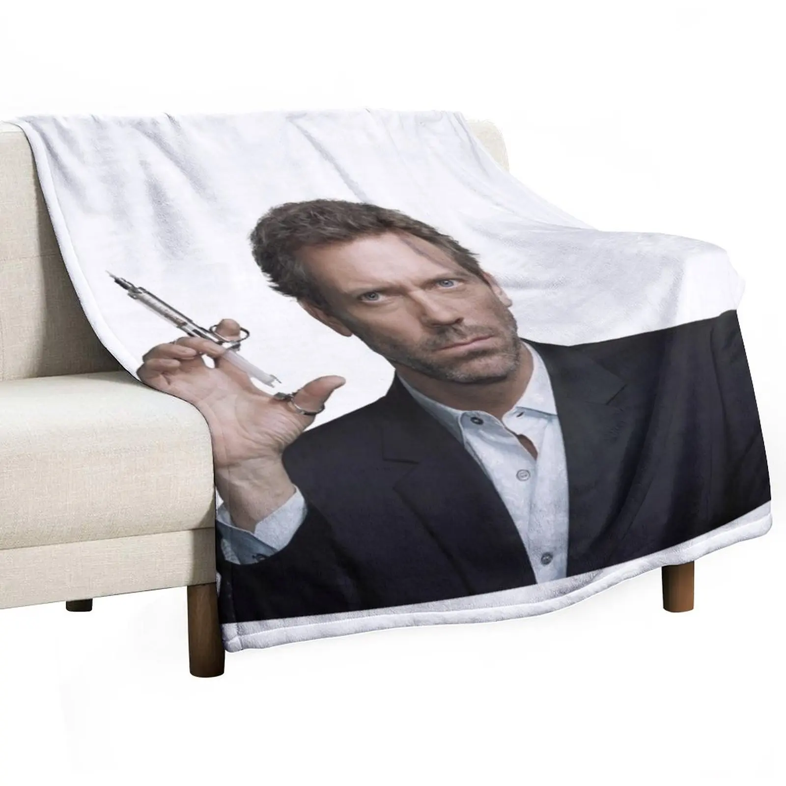 

House M.D Throw Blanket Retros Designers Sofas Sofa Blankets