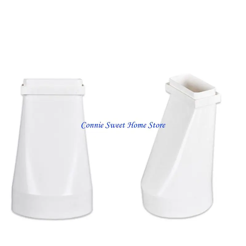LXAF Ventilation Duct Converter Rectangular to Round Straight Channel Connector