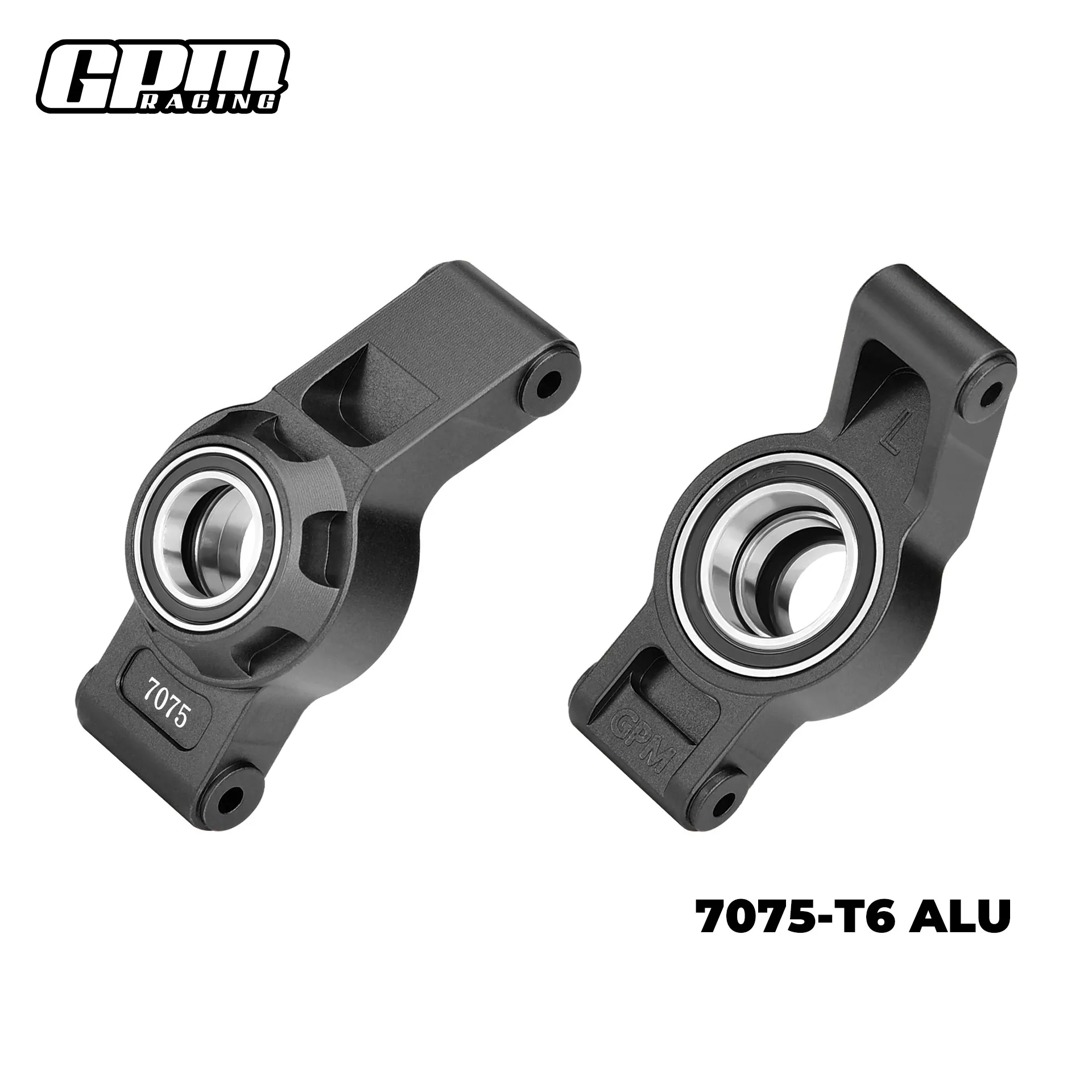 GPM Aluminum Alloy 7075 Rear Hub with Enlarged Triple-Bearing Design for TRAXXAS X-MAXX Big X / XRT 7852, 7852X