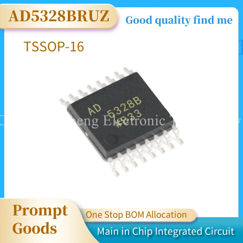 5PCS 5328B AD5328BRUZ AD5328B TSSOP-16 12 bit DAC digital to analog converter