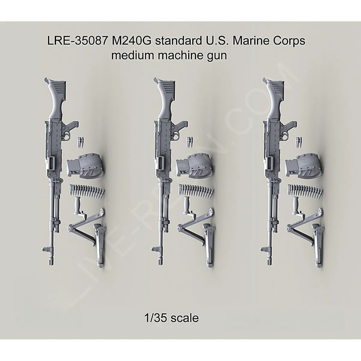 

Комплект неокрашенной модели из смолы 1/35, стандартный станок M240G, средний станок для корпуса морской пехоты США, разобранная и неокрашенная модель GK