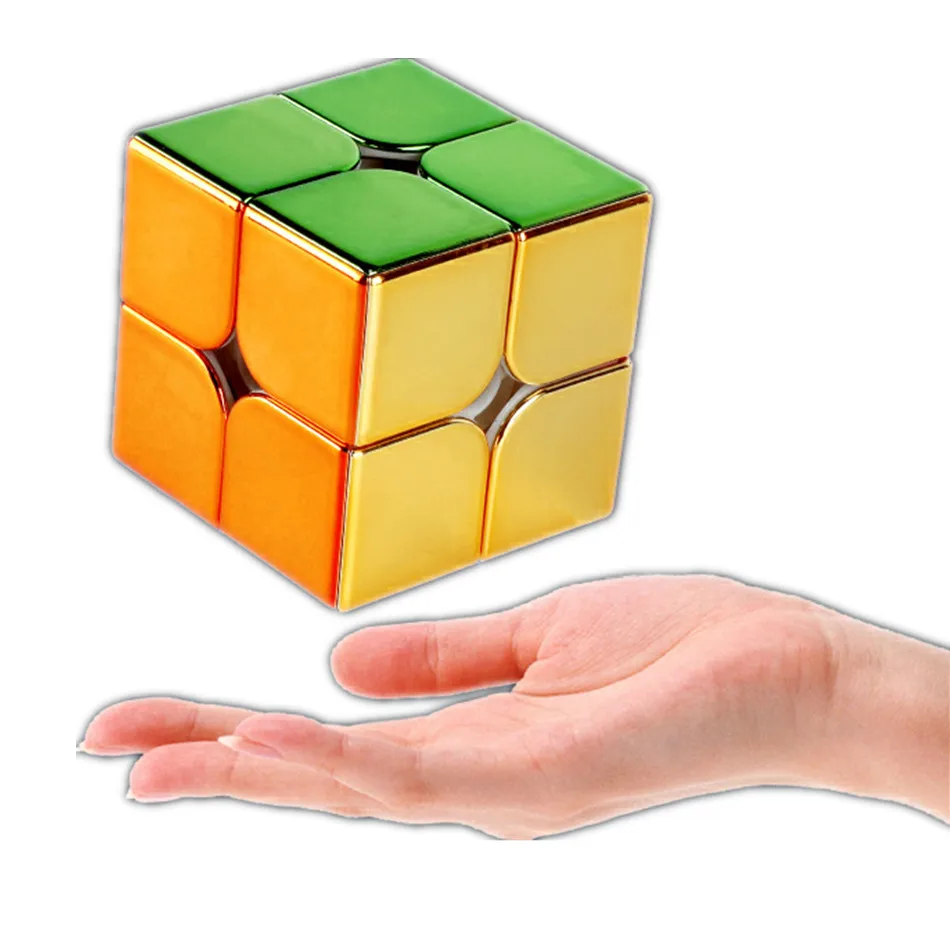 Kostka Rubika Magnetyczna 2x2 z Powłoką, Profesjonalna Kostka Szybkościowa, Cubo Magico, Puzzle, Zabawka dla Dzieci, Prezent