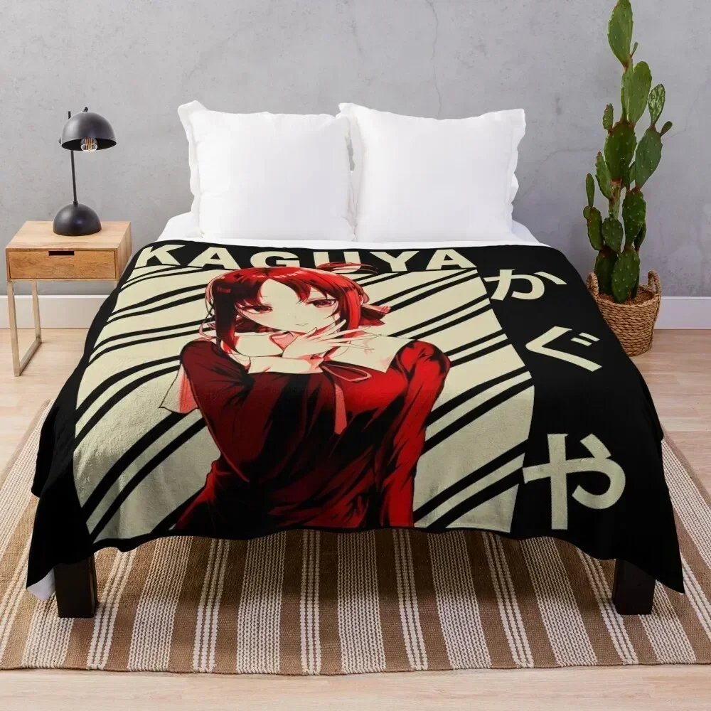 

kaguya shinomiya - Vintage Art Throw Blanket Wrinkle Resistant Lightweight Blanket