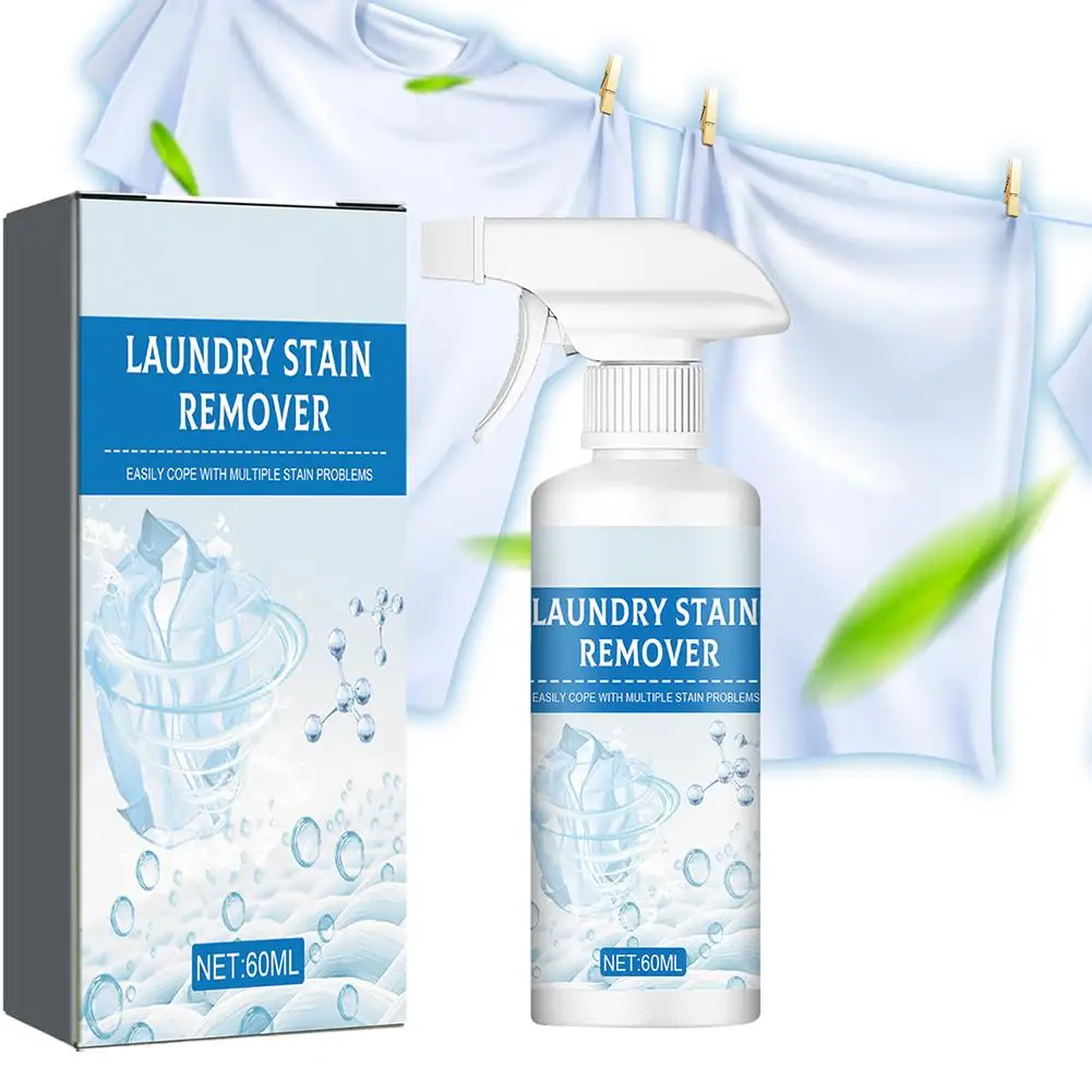 1/2 Packs Clothing Emulsifier Stain Remover, Fly Cloth Cleanse, Non Ionic Emulsifiers Cloth Cleaner Spray, Fabric Restore Color