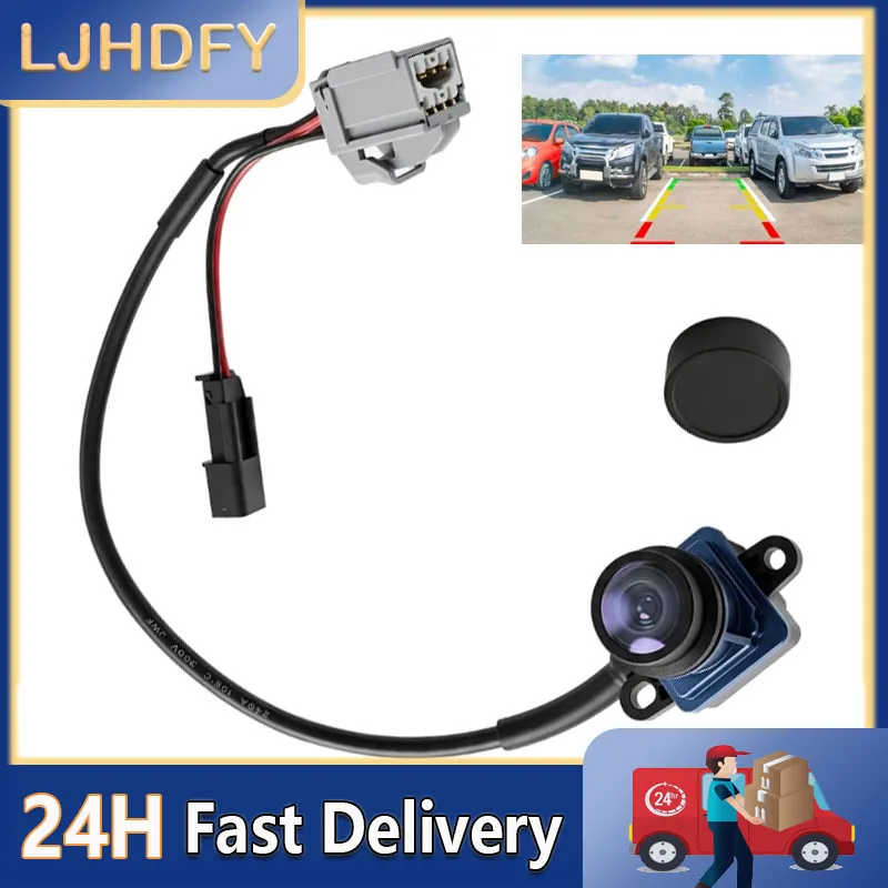 Rear Mount Camera with Lens Cover and Factory Harness 56054158AB Backup View Camera for Parking Assistance