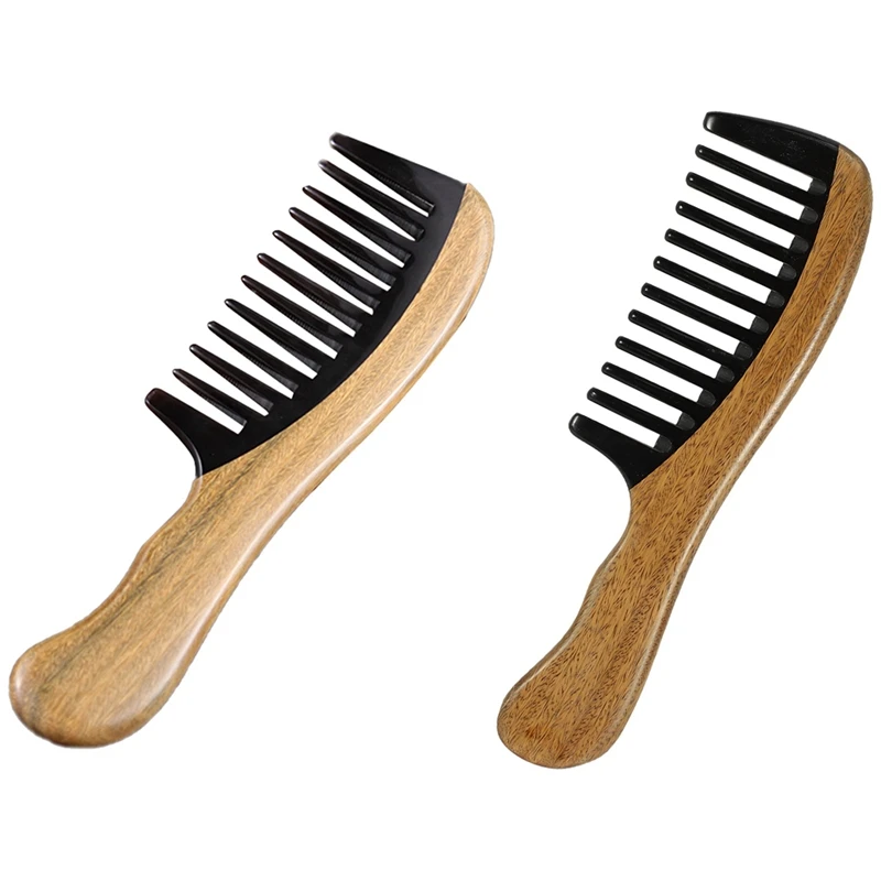 

Natural Aroma Wooden Buffalo Horn Comb Fine Tooth Comb With Hair Comb No Static Detangling Aroma Buffalo Horn Comb