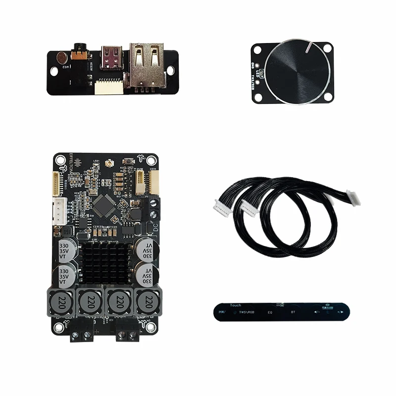 Imagem -05 - Dsp Bluetooth Digital Amplificador Board Febre Estéreo Tpa3116 Tws Subwoofer True Hifi Carro Novo