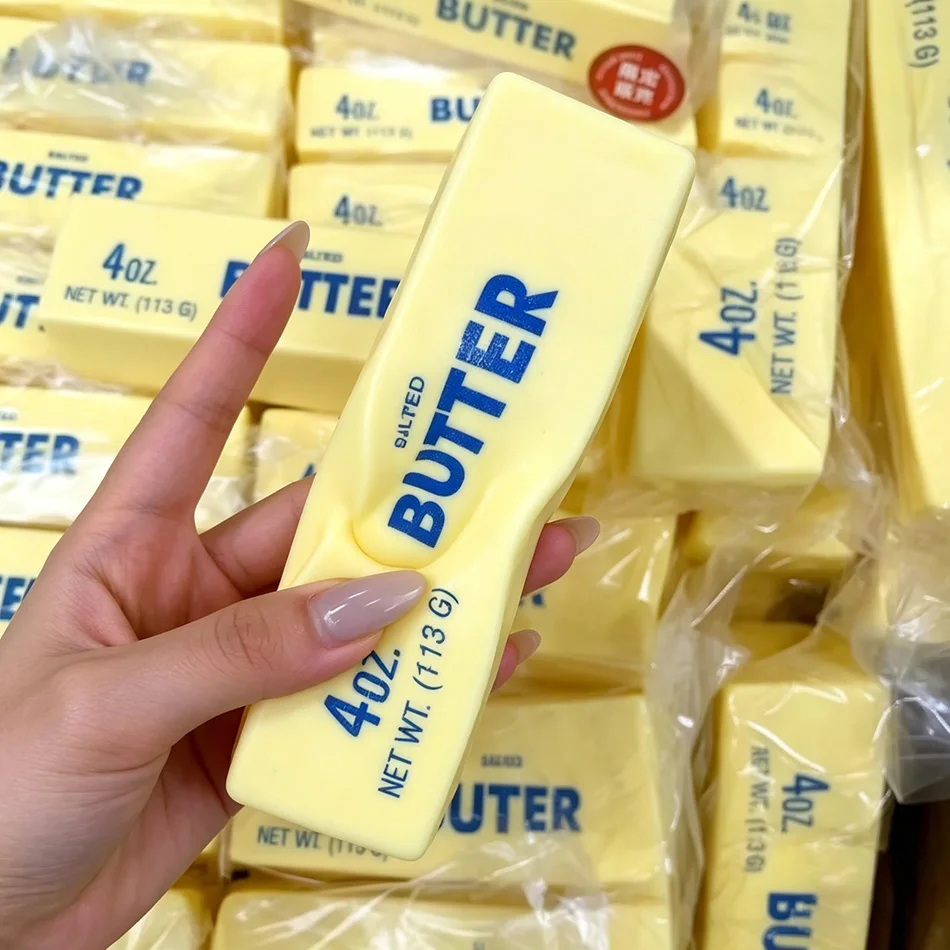 Butter Stick Squishy Kawaii Squishy Slow Rising Squishy Cheese Stick Fidget Toy Stress Relief Toy for Kids Adults