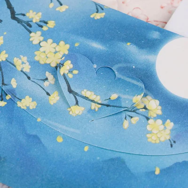 10pcs Vintage Kraft Envelope For Wedding Invitation Envelope Chinese Style Paper Envelopes Gift Envelope